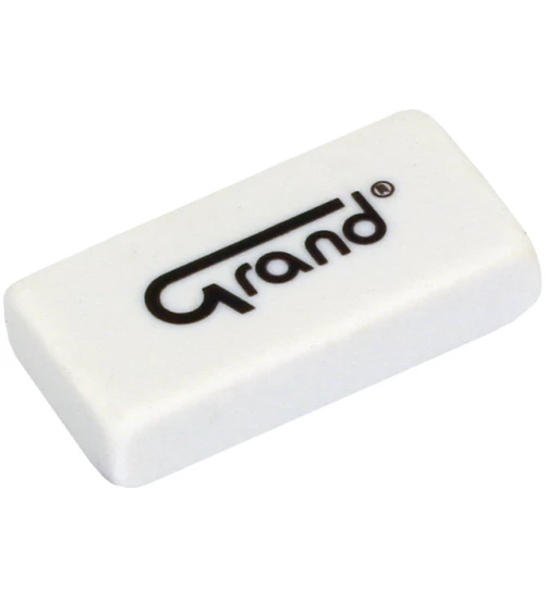 Gumka ołówkowa Grand GR-345, 40x20x10mm, biała